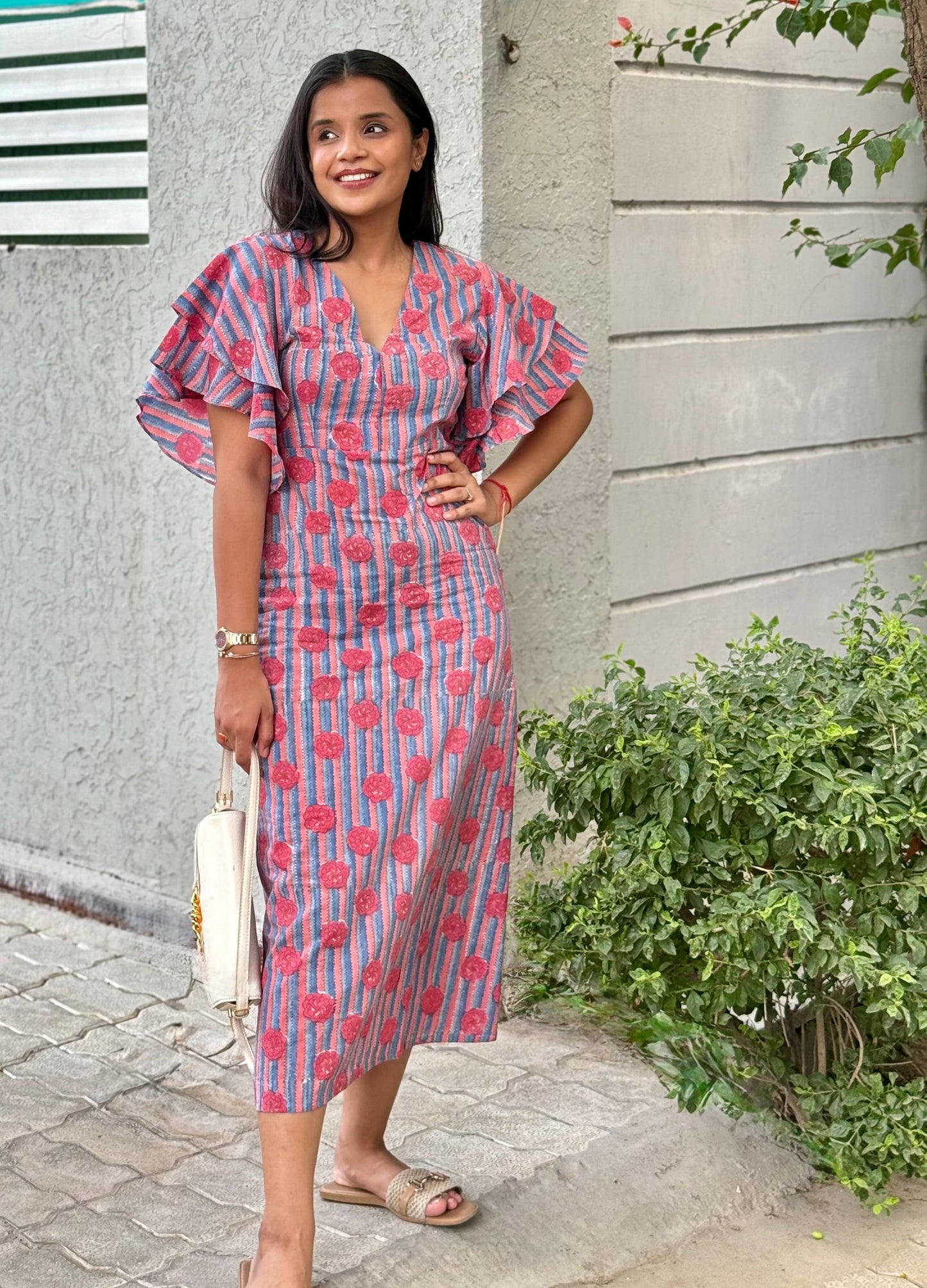 Claire Cotton Midi Dress