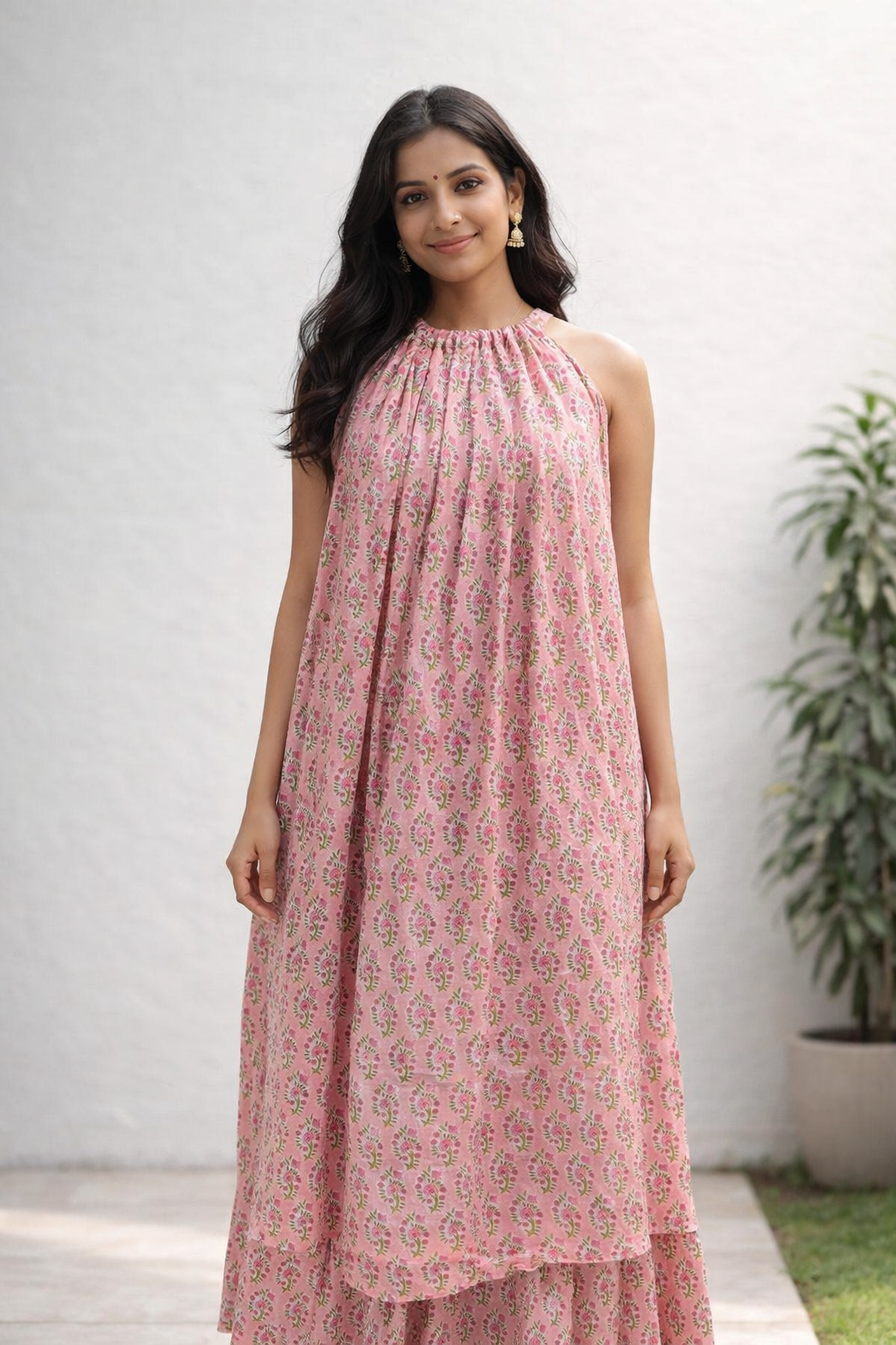 Aatreya - Sleeveless Maxi Dress