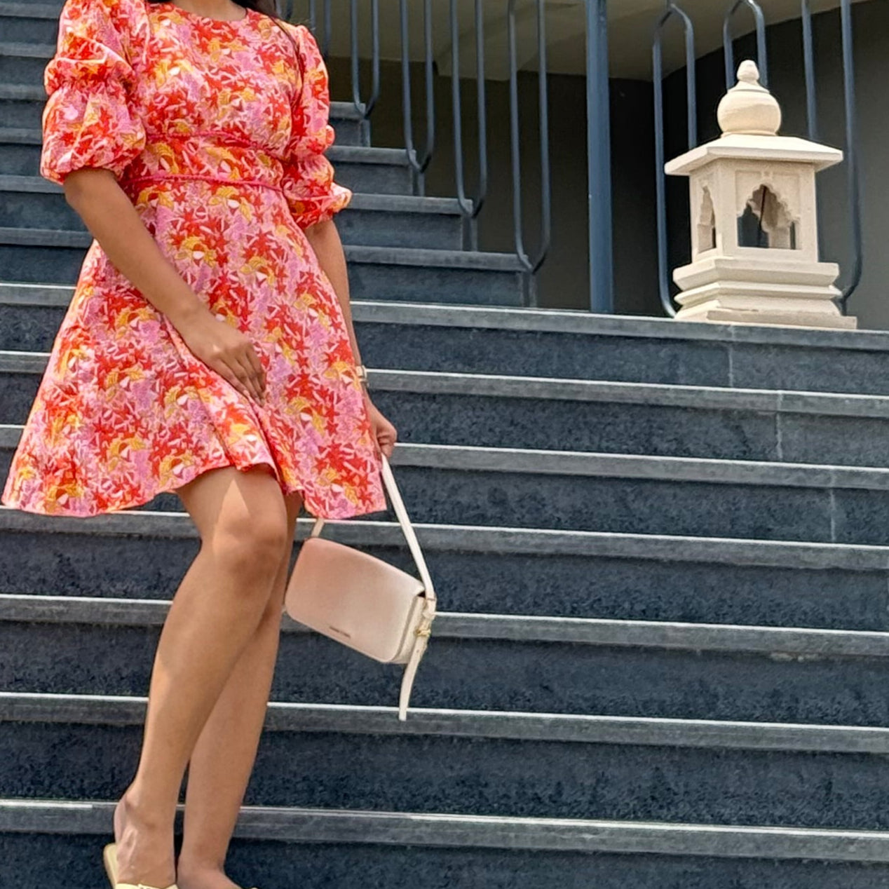 Alice Cotton Orange dress