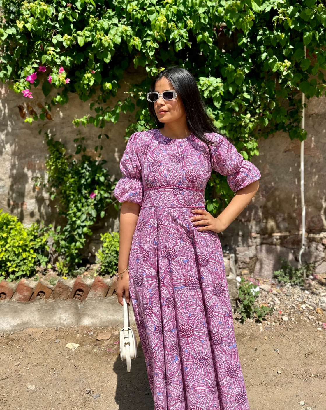 Laila Cotton Midi Dress