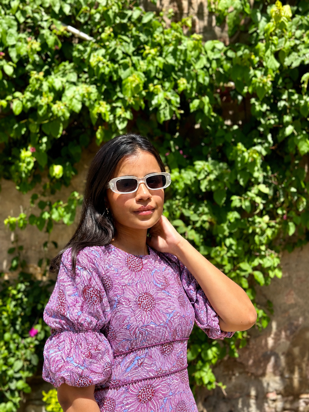 Laila Cotton Midi Dress