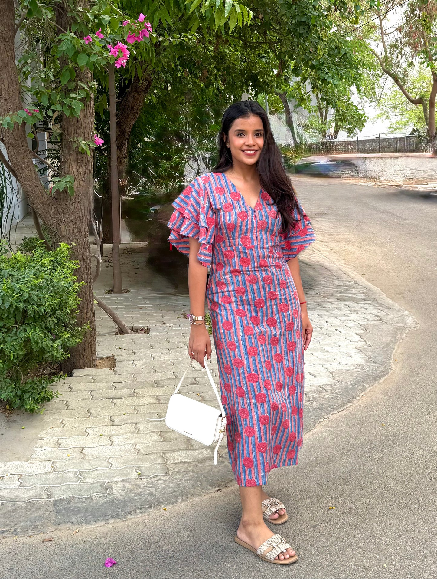 Claire Cotton Midi Dress
