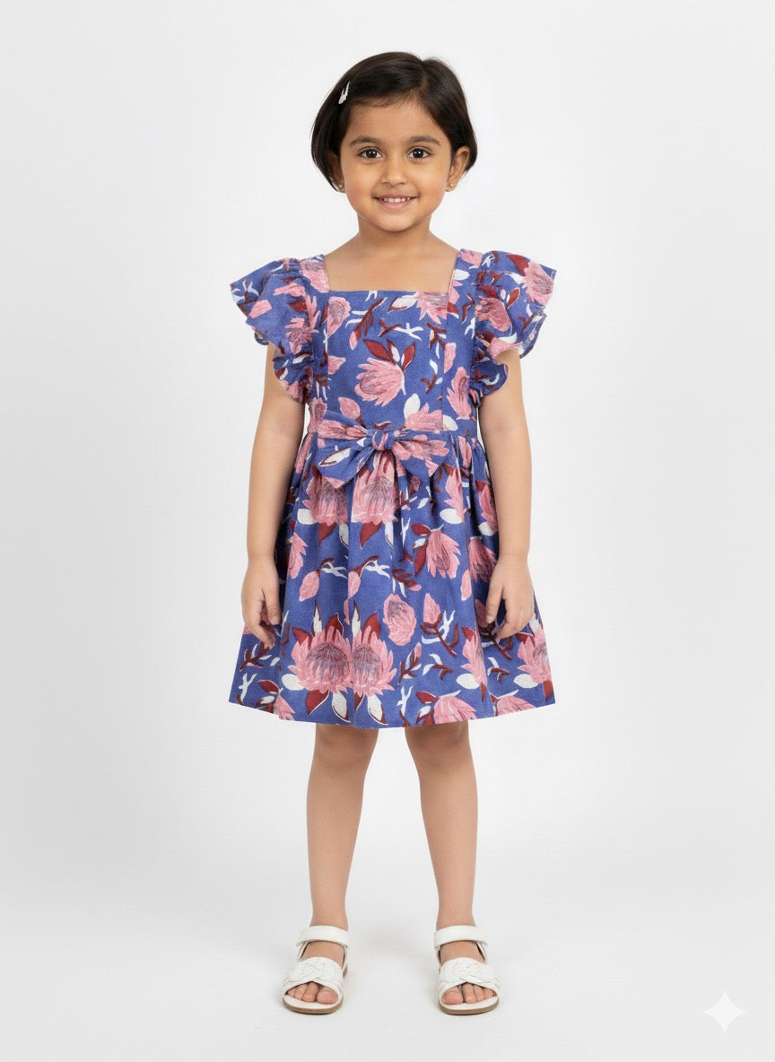 Zubi Cotton Kids Dress (Girls)