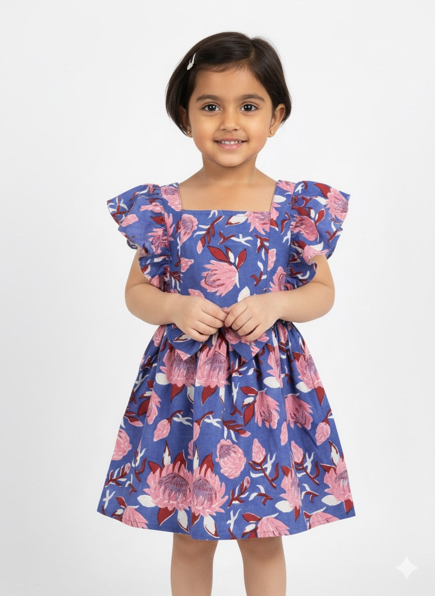 Zubi Cotton Kids Dress (Girls)