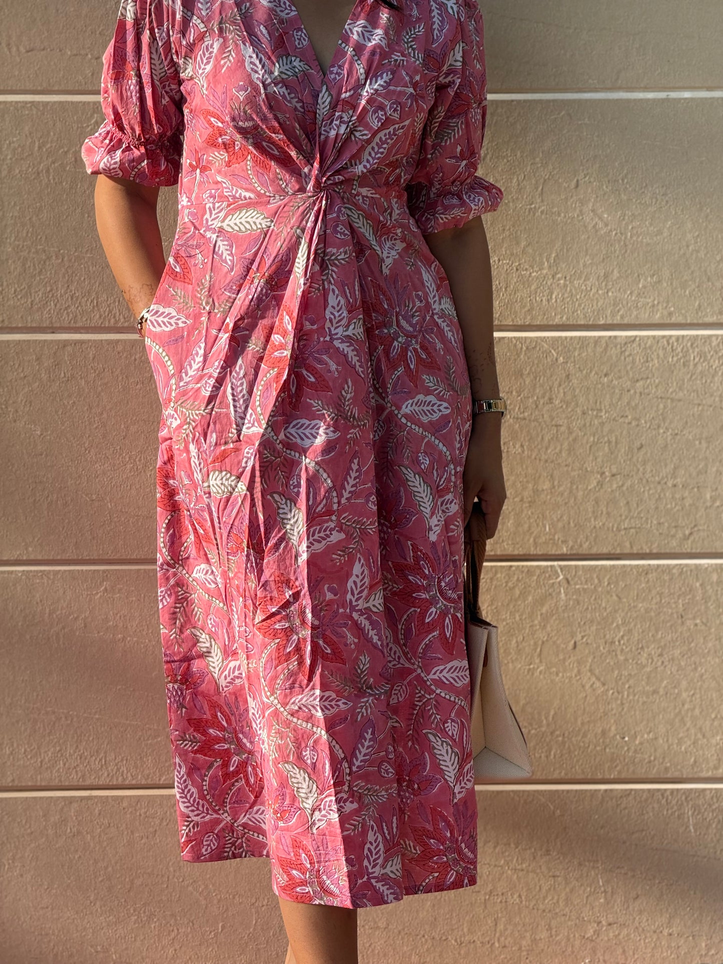 Mia Cotton Knot Dress