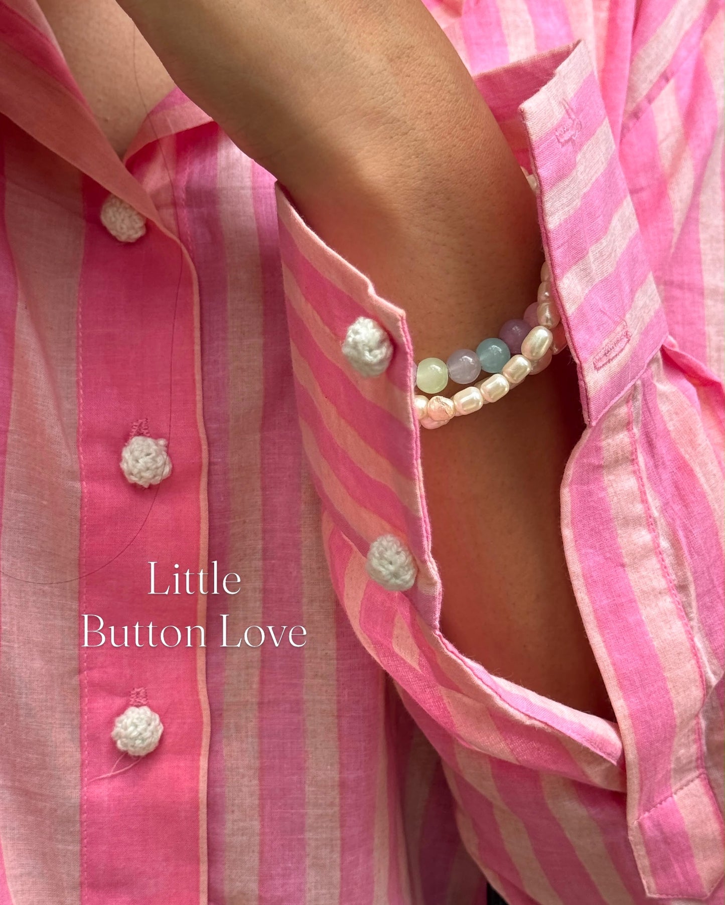 Pink Stripes Cotton Shirt