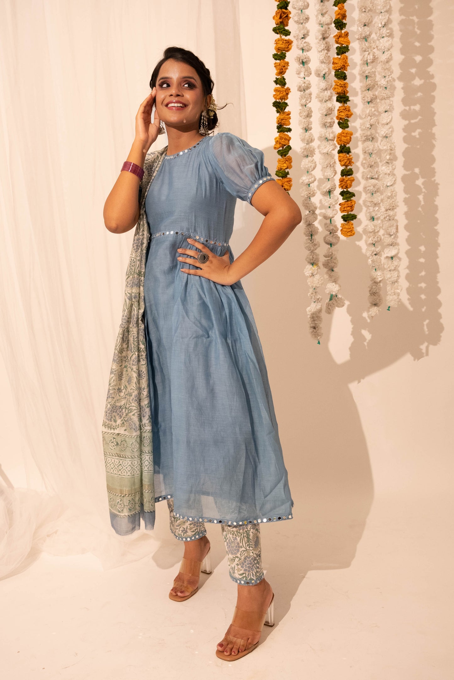 Naaz Chanderi Silk Kurta