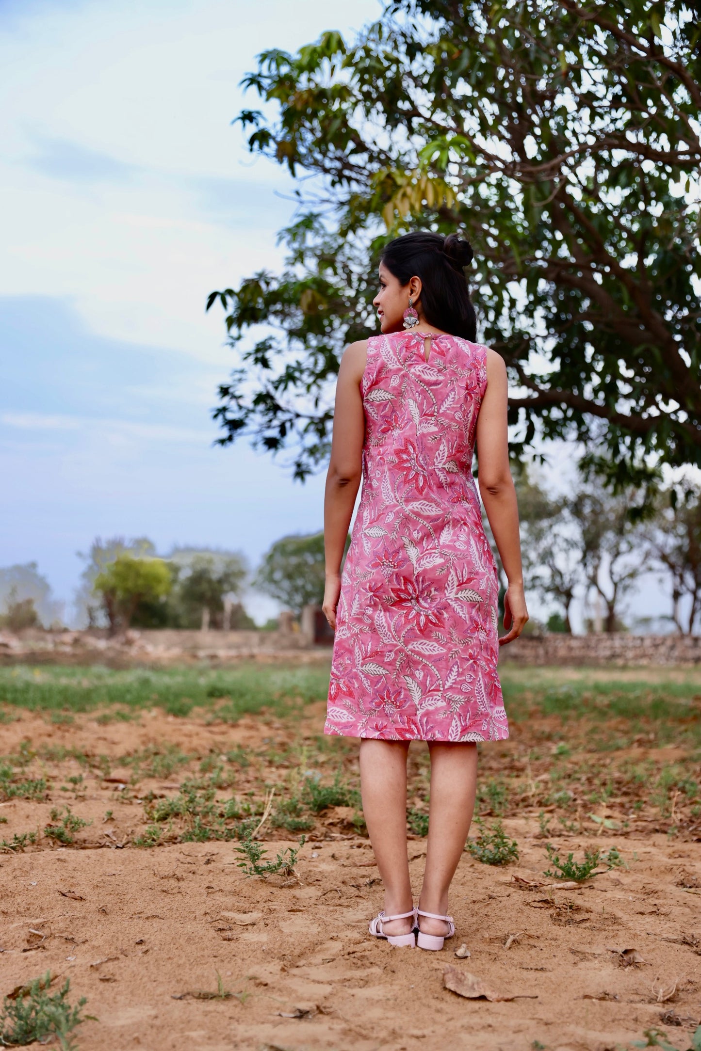 Maria Cotton Pink Dress