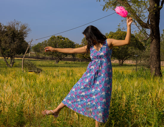 Chloe  - A-Line Floral dress