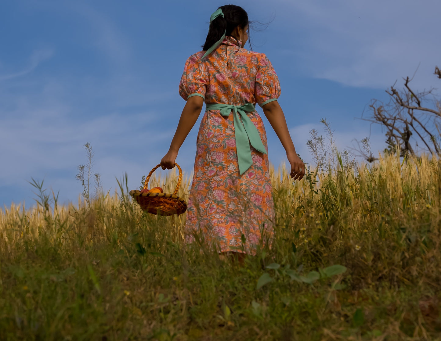 Camille - Floral Belted Dress